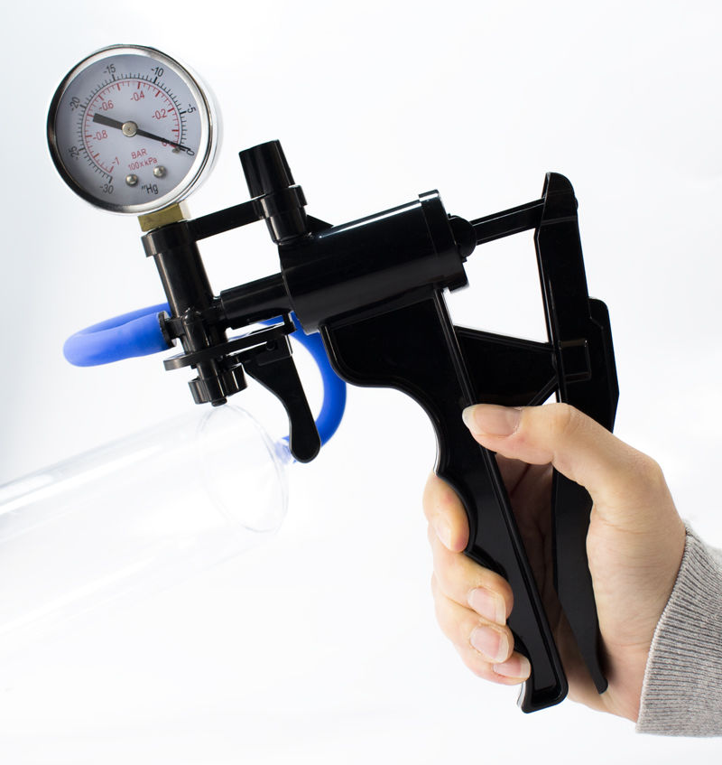 Penispumpen Scherengriff mit Manometer / Zubehör