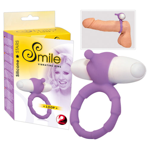 Smile Loop Vibr. Ring Purple